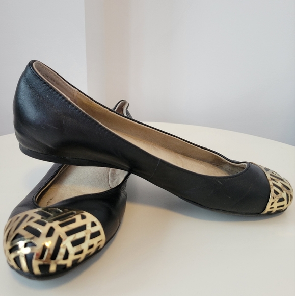 BCBG - Flat leather shoes (black) - Picture 3 of 4